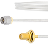 SMA Male to SMA Female Bulkhead Cable FM-SR086TB Coax in 48 Inch - FMCA2106-48 - Fairview Microwave Inc.