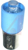 Lamp;T3-1/4 BAYONET BASE SINGLE LED, ULTRA BLUE, 28V DUAL POLARITY - 70015449 - Allied Electronics, Inc.
