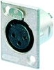 Connector, Xlr, Jack, 4 Position; No. Of Contacts Neutrik - 46F8566 - Newark, An Avnet Company