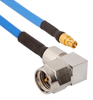 Sma Male R/a To Smpm Female Cable Assembly For 0.085 Cable (Oal 6) Rohs Compliant Amphenol Sv Microwave - 03AH4487 - Newark, An Avnet Company