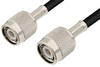 TNC Male to TNC Male Cable 24 Inch Length Using 75 Ohm RG59 Coax, RoHS - PE3402LF-24 - Pasternack