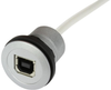 Usb Cable, 2.0 A Type B-B Rcpt, 0.5M; Connector A Harting - 45W0121 - Newark, An Avnet Company