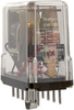 Relay;E-Mech;Industrial;DPDT-NO;Cur-Rtg5, 10A;Ctrl-V 24DC;Plug-In;12 Pin - 70213535 - Allied Electronics, Inc.