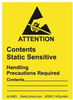 Label, Warning, 4.6Cmx6.4Cm, 500Pcs; Label Type Scs - 46F7440 - Newark, An Avnet Company