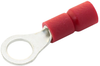 Terminal, Ring Tongue, 4Mm, Crimp, Red; Stud Size - Metric Multicomp Pro - 83K9166 - Newark, An Avnet Company