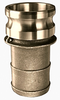 Brass Part E Male Coupler x Hose Shank -- BR-E050 - Image