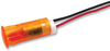 Led Panel Mount Indicator, Snap-In, Orange, 10 Mm, 24 Vdc, 20 Ma, 30 Mcd, Not Rated Rohs Compliant Apem - 94X2452 - Newark, An Avnet Company