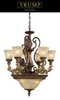 2164/6+3 Mid. Chandeliers-Glass Up - 652413 - Capital Lighting, Inc.