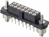 7+7 Pos. Female DIL Vertical Throughboard Conn. Guide Pin - M80-4T11405F3 - Harwin Plc