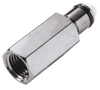 LC Series Chrome Plated Brass Quick Disconnects - 61700 - U.S. Plastic Corporation