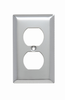 Duplex Receptacle Openings, One Gang, Chrome - SB8CH - Legrand