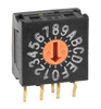 SWITCH ROTARY DIP HEX 100MA 5V - FR01FR16H - NKK Switches