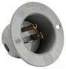 Straight Blade Flanged Male Base Inlet -- 5378-SS - Image