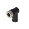 M12 Field Attachable Connector: female, angled, 5-pin, A-coded, unshielded, black housing, screw type, 50 V AC / 60 V DC - ELWIKA 5012 PG9 Au - Belden Inc.