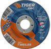 Weiler TIGER Zirconium Cut/Grind Wheel - 4 1/2 in Diameter - 7/8 in Center Hole - Thickness 1/8 in - 58051 - 012382-58051 - R. S. Hughes Company, Inc.