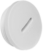 Dome Cap Blind Stop Plug, PG09 thread, gray -- RBP09-GY - Image