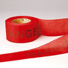 Re-Pulpable Barricade Tape (Black on Yellow; English; CAUTION; Woven, Biodegradable Cotton) -- 754476-91083