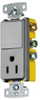 Combination Switch/Receptacle -- RCD108GY - Image