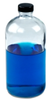 Clear Boston Round Glass Bottles with Caps - 72493 - U.S. Plastic Corporation