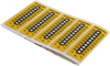 Non-Reversible Label, Ten Dot, 54 X 18Mm; Label Type Omega - 67T0050 - Newark, An Avnet Company