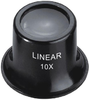 Eye Loupe Magnifier, 10X; Magnifier Type Linear Tools - 77Y8351 - Newark, An Avnet Company