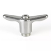Clamp Handle; Threaded Hole; T-Shape; Stainless Steel -- MAT-STH202SS - Image