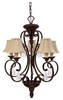 4135MBZ-421-CR Mid. Chandeliers-Candle - 730830 - Capital Lighting, Inc.