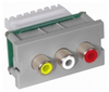 Datacommunication Face Plate with Jack - IMR1101GY - Hubbell Incorporated