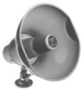 Horn-Paging-30W, 70/25V, Universal Swivel Mount Bracket, Grey -- LH-30T