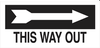 Directional Sign - 84653 - Brady Corporation