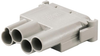 Heavy Duty Insert, Receptacle, 4 Pos; Product Range Weidmuller - 21M1668 - Newark, An Avnet Company