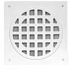 Grille-8in Speaker, Aluminum, Screw Mount, 12.875in Dia, White - SQLK-8L - Visual Sound, Inc.