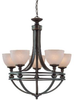 25425-OB Mid. Chandeliers-Glass Up - 408088 - Capital Lighting, Inc.