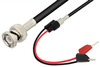 BNC Male to Tip Plug Cable 24 Inch Length Using RG58 Coax - PE33009-24 - Pasternack