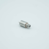 Microdot Coaxial Feedthrough, 1 Pin, Grounded Shield, 0.308″ Dia SS Weld Adapter, Without Air-side Connector - A1634-2-W - MPF Products, INC.