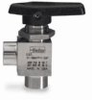 4F-MB6APFA-SSP - Parker two-way right angled ball valve, stainless steel, 1/4
