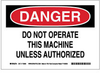 Eco-Friendly Danger Sign - 118167 - Brady Corporation