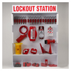Extra-Large Enclosed Lockout Station With Components & 18 Brady Safety Padlocks, 25 Tags - 99696 - Brady Corporation