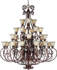 Large Chandeliers-Glass Shade - 4049 - Light Center (The)