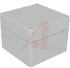NEMA 4X SEALED POLYCAR ENCLOSURE. LT GRAY BODY & COVER. 4.72L X 4.72W X 3.54H - 70149011 - Allied Electronics, Inc.
