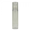 Jar, Acrylic, Square, Clear/White/Clear, Silver Trim, 1.7oz -- CPR02505 - CWS050-A - Image