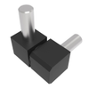 Lift-Off Hinge In-line Knuckle Style, Concealed Mount, Zinc Alloy, Powder Coat, Black - 96-DMLOH-16-8-2 - Southco