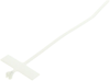 Cable Marker Ties, Wrap, 107Mm L, Nylon, Natural, 18Lb, Pk100; Cable Tie Material Panduit - 94C2830 - Newark, An Avnet Company