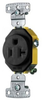 Duplex/Single Receptacle - RR201BK - Hubbell Incorporated