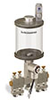 Levelux Clear View Multiple Feed Electro Lubricator, 1 pt Acrylic Reservoir, 4 Feeds, 1/8