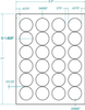 White Circle Label - 330254 - Western Numerical Control