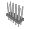 Headers, Male Pins - 612-MTMM-105-07-T-D-265-ND - DigiKey