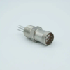 Multipin Feedthrough, 7 Pins, 500 Volts, 3.5 Amps per Pin, 0.032″ Dia Conductors, 0.5″ NPT - A1624-2-NPT - MPF Products, INC.