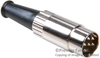 Connector, Din, Plug, 6 Position; No. Of Contacts Switchcraft/conxall - 80K6419 - Newark, An Avnet Company