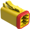 Automotive Housing, Plug, 6Pos, 13A, Yel; Product Range Amphenol Sine/tuchel - 36AJ7977 - Newark, An Avnet Company